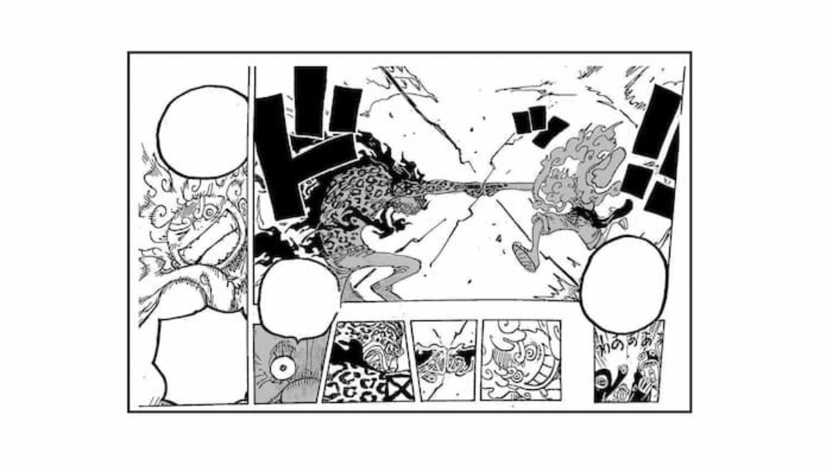 Luffy está usando su Gear Fifth para enfrentarse a Rob Lucci, demostrando que ya ha logrado dominar esta forma