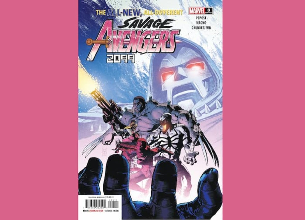 Portada del volumen #8 del cómic Savage Avengers de Marvel