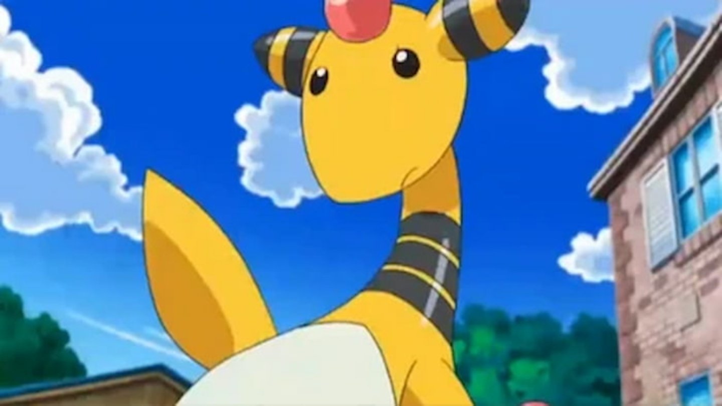 Ampharos es un Pokémon de tipo eléctrico de la segunda generación