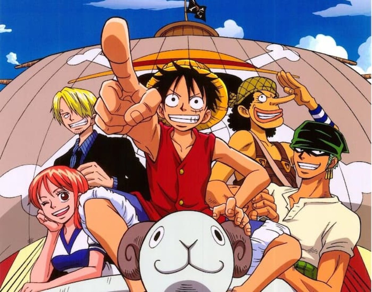 Luffy y su tripulación de Piratas de Sombrero de Paja