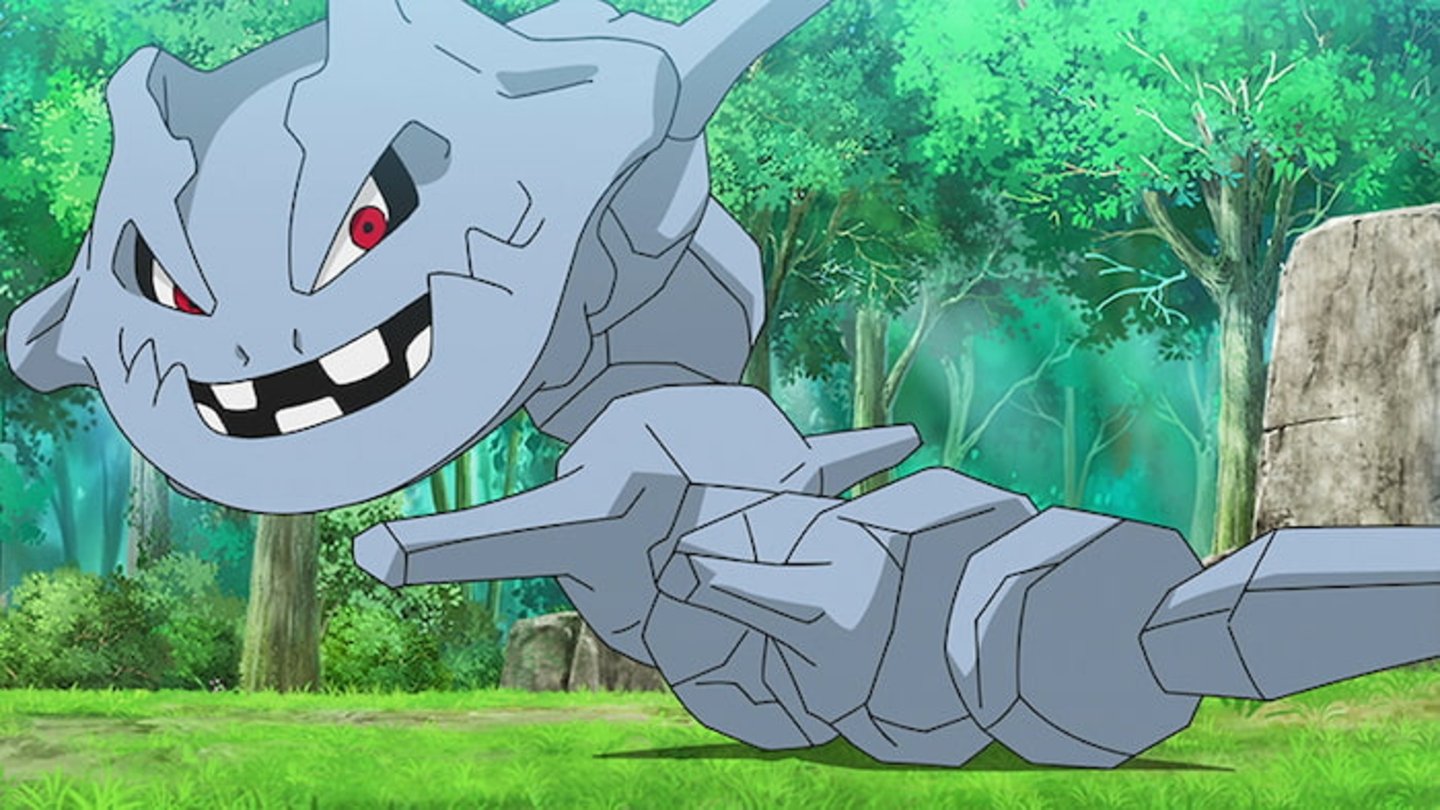 Steelix es la evolución de Onyx y es un Pokémon sumamente resistente