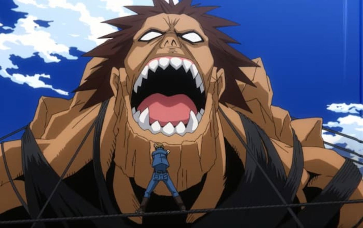 Best Jeanist atrapa a Gigantomacchia y a los demás villanos