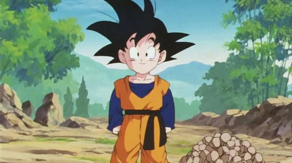 Goten tiene muchas similitudes con Goku aparte de su apariencia