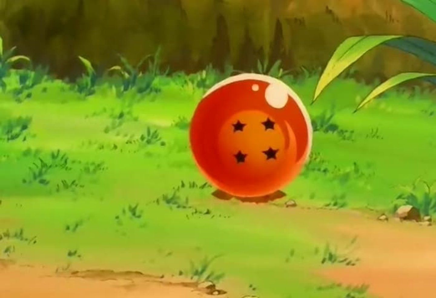 La primera bola de Dragon que consiguen en Dragon Ball GT es la de cuatro estrellas