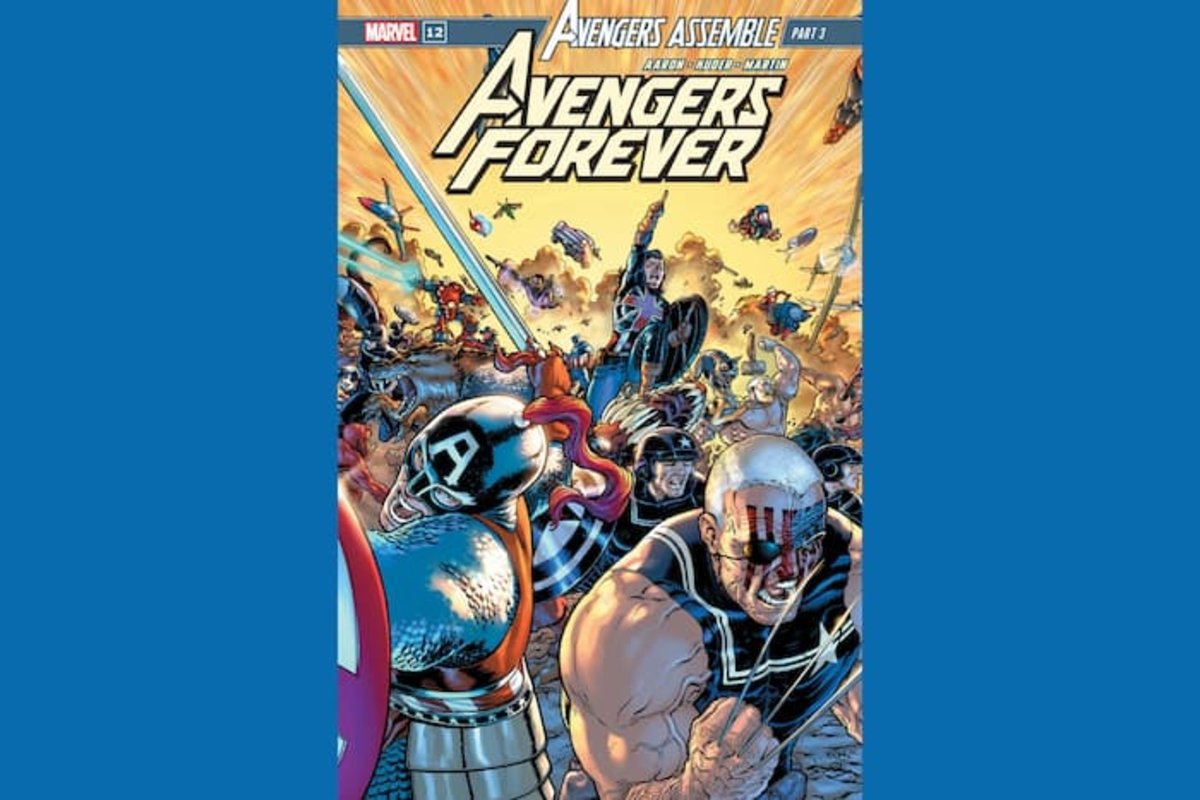 Portada del volumen #12 del cómic Avengers Forever, de Marvel
