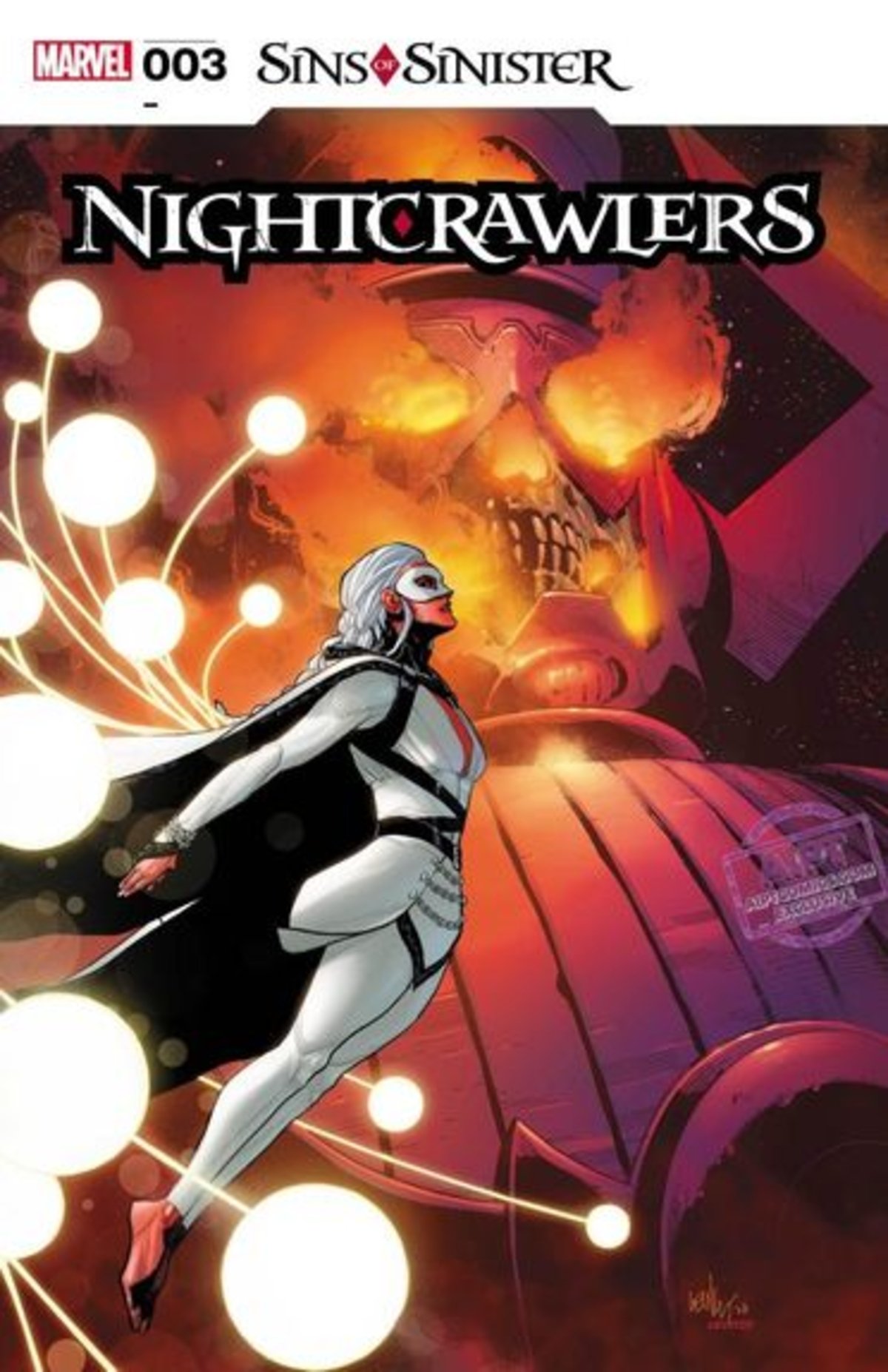 Portada del volumen #3 del cómic Nightcrawlers, de Marvel