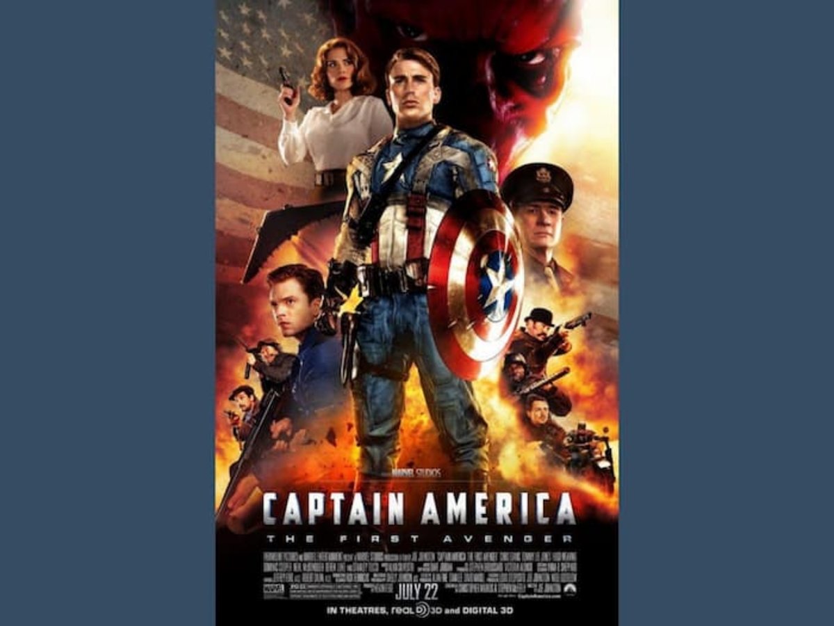  Póster de la película Capitán América El Primer Vengador, del año 2011