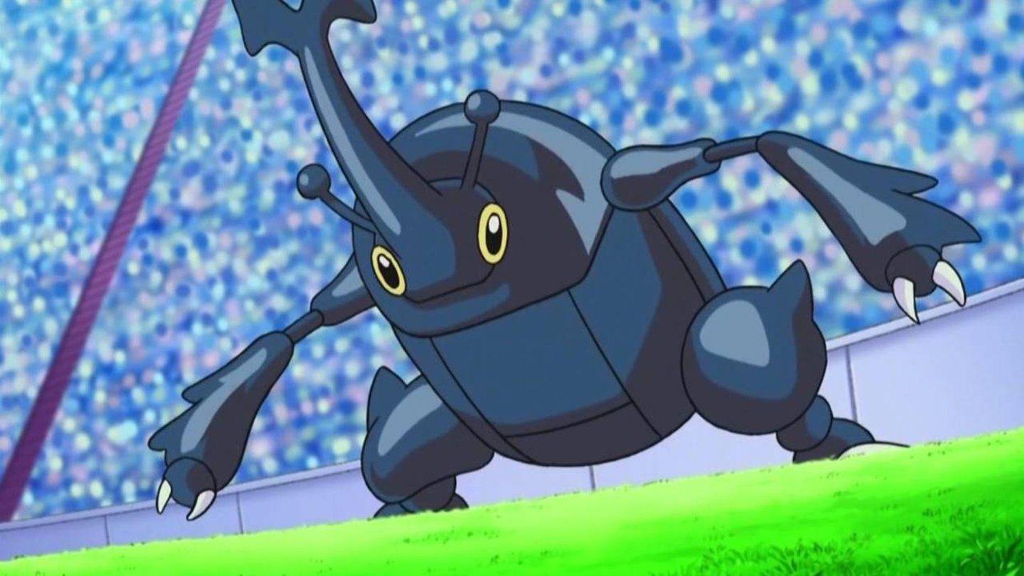 Heracross es un Pokémon inspirado en un escarabajo