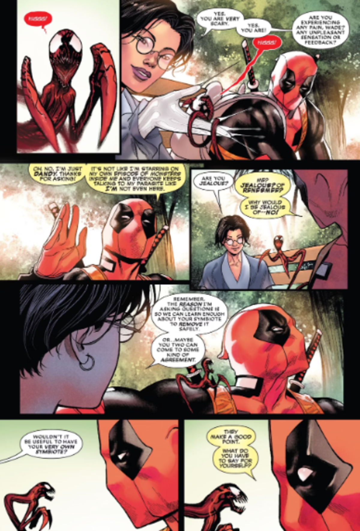 Marvel revela que Deadpool tiene un sorprendente hijo con Carnage