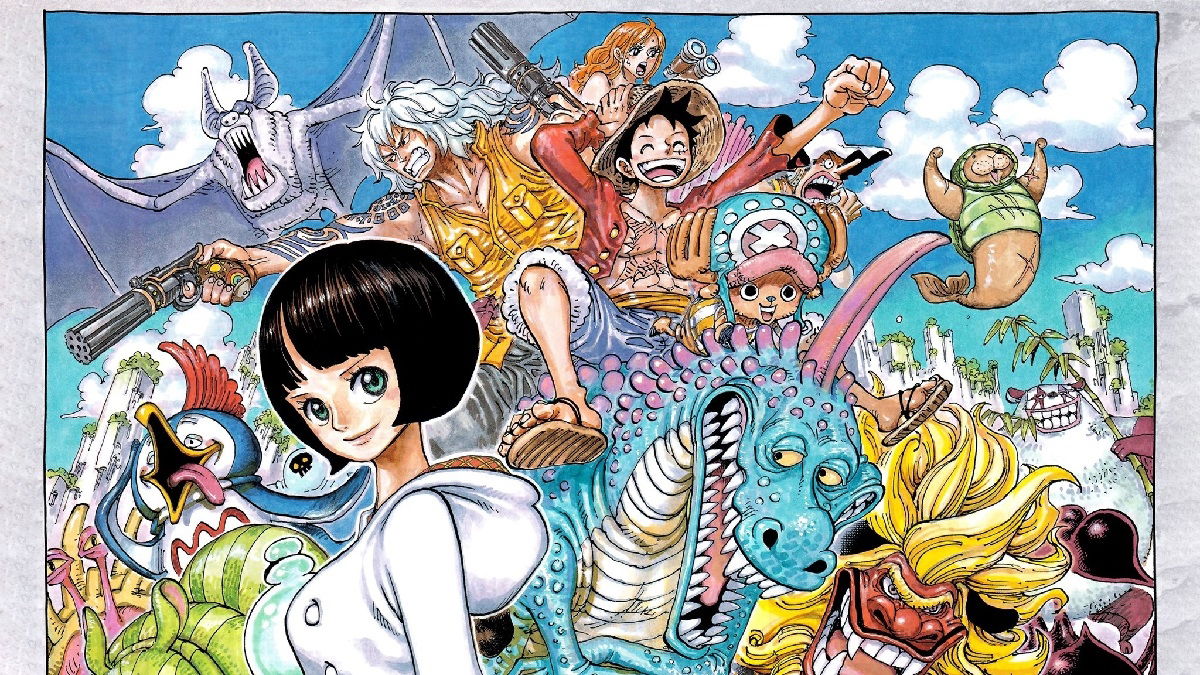 Ilustración de Eiichiro Oda de One Piece Odyssey