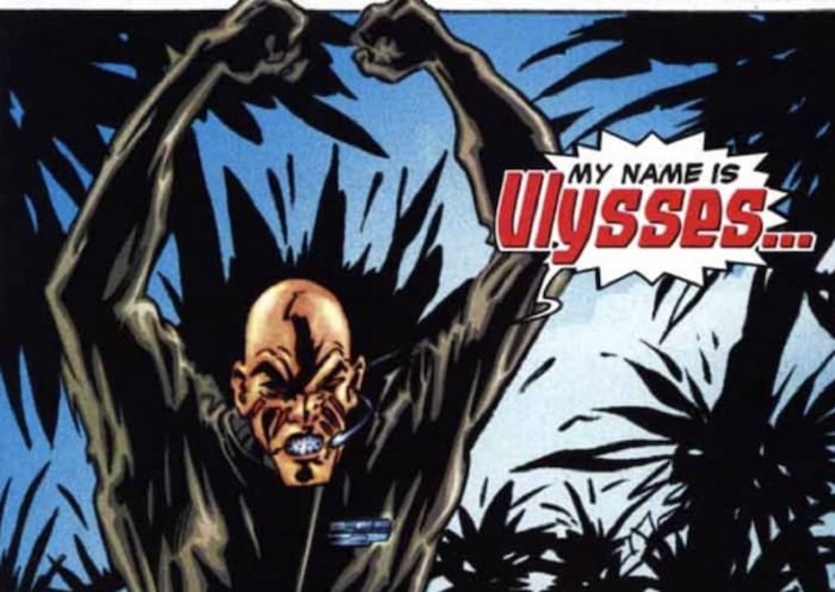 Ulysses, el antagonista principal de la miniserie de cómics Cíclope, del año 2001