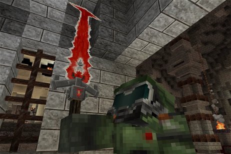 Este jugador de Minecraft recreó un impresionante escenario basado en Doom
