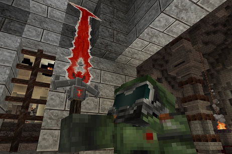Este jugador de Minecraft recreó un impresionante escenario basado en Doom Este jugador de Minecraft recreó un impresionante escenario basado en Doom