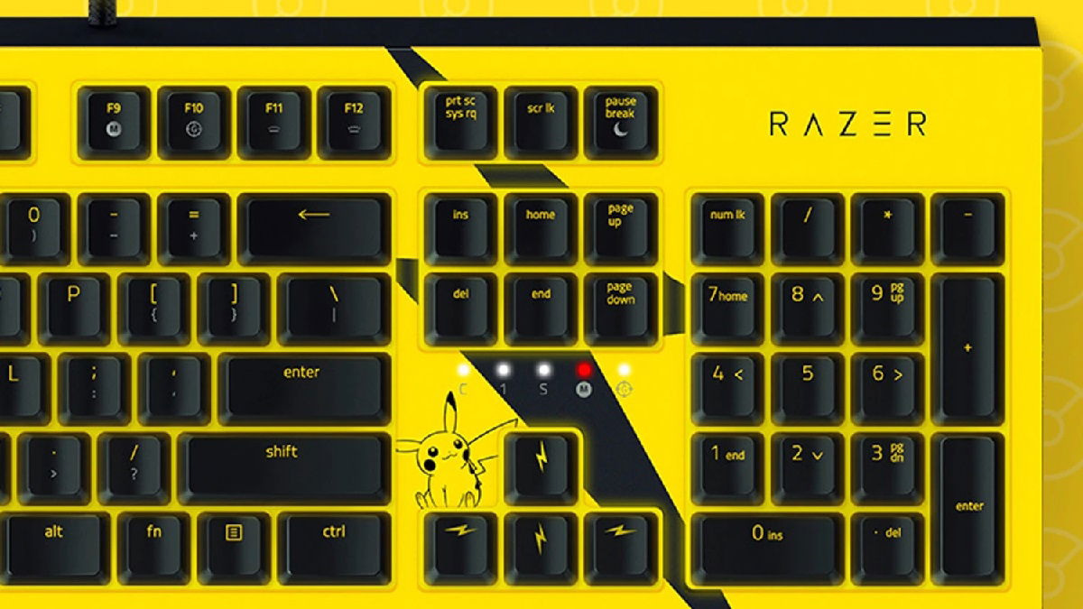 Teclado Razer Ornata edición Limitada Pikachu