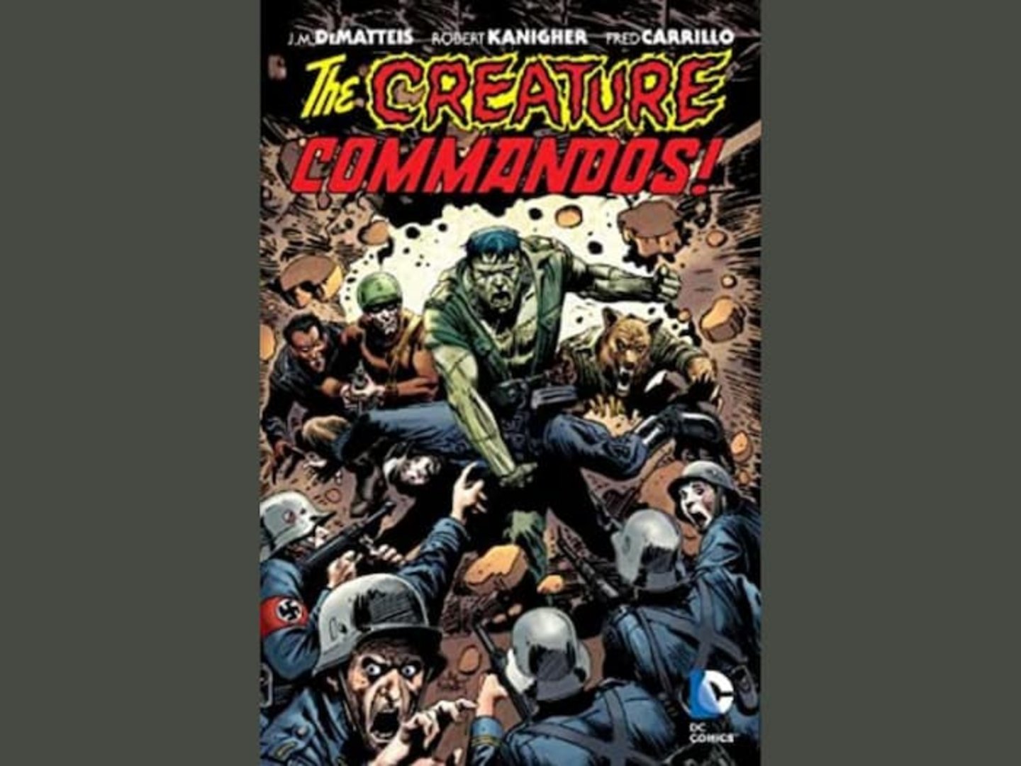 Portada del cómic de DC, Creature Commandos