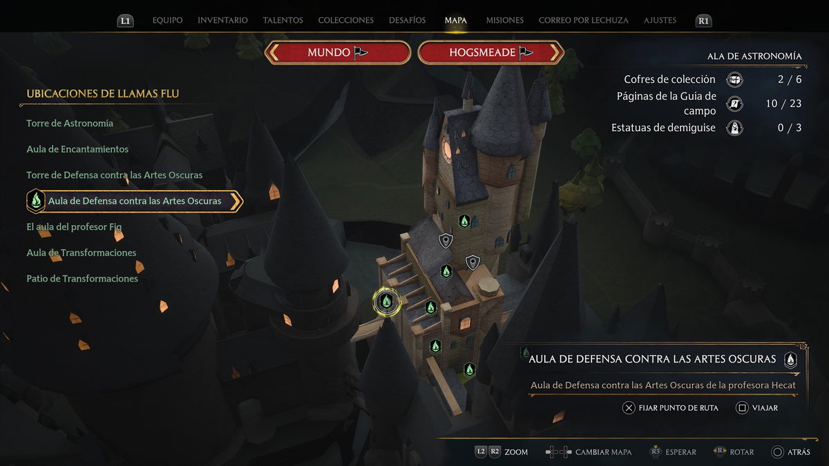Todas las clases de Hogwarts Legacy y dónde encontrarlas Todas las clases de Hogwarts Legacy y dónde encontrarlas