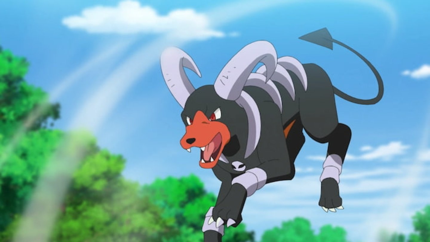 Houndoom es un Pokémon de mal carácter, pero con gran poder ofensivo