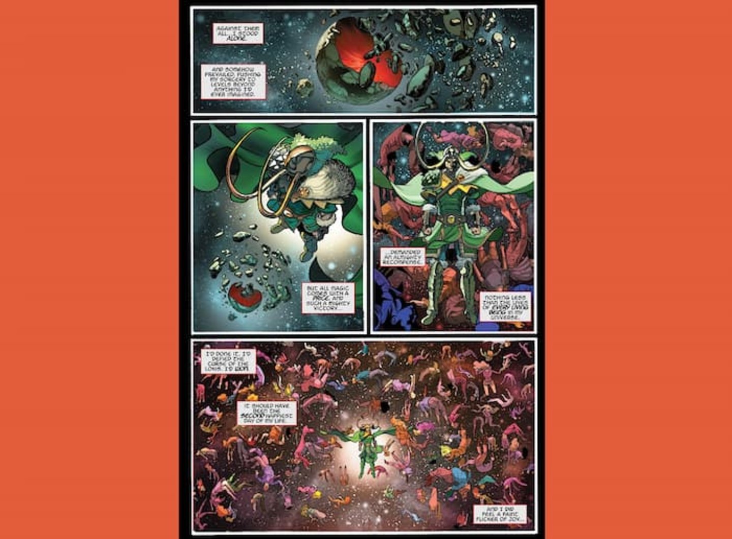 El increíble poder que Loki ha adquirido en el volumen #65 del cómic Avengers