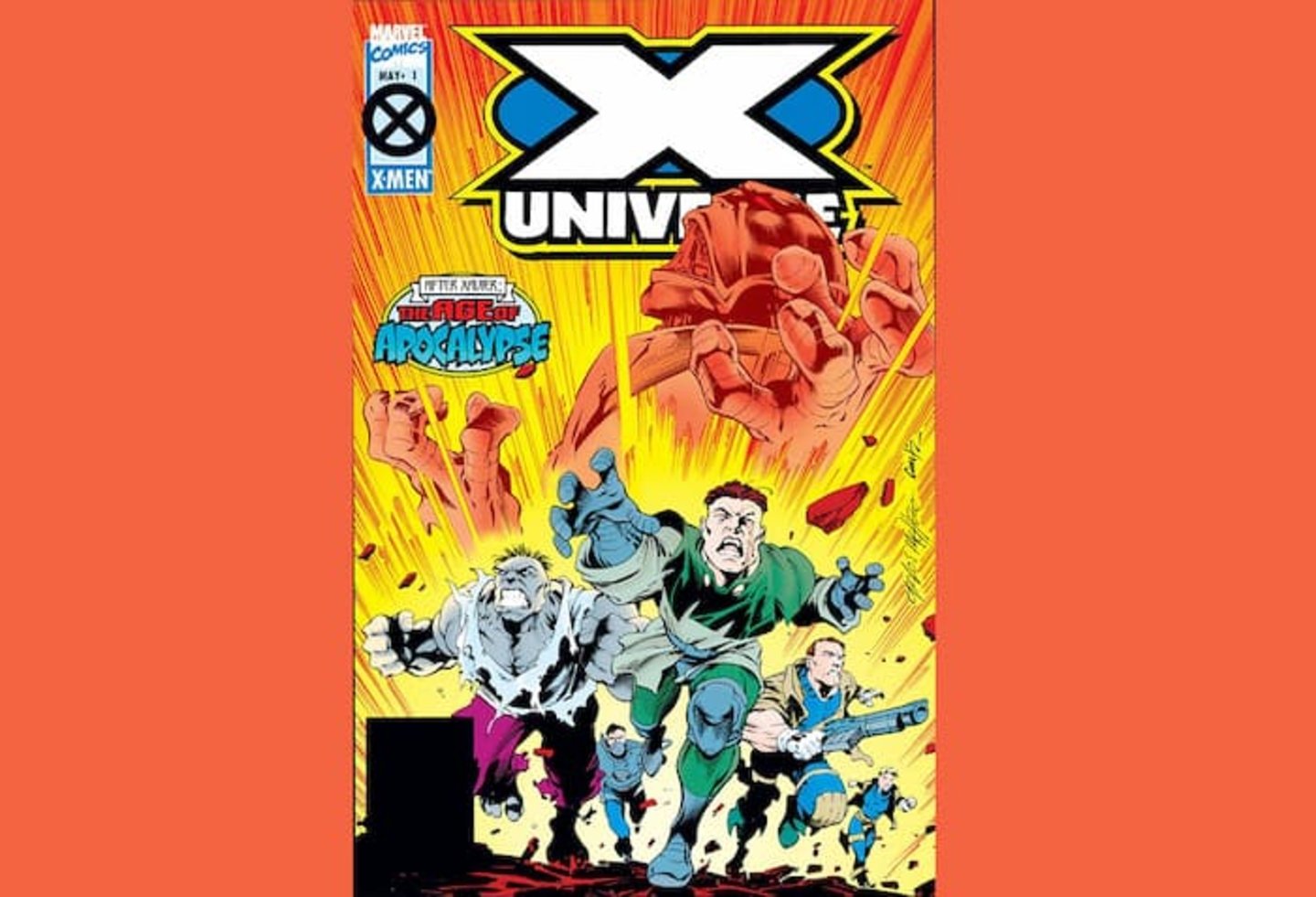 Portada del volumen #1 del cómic X-Universe, de Marvel