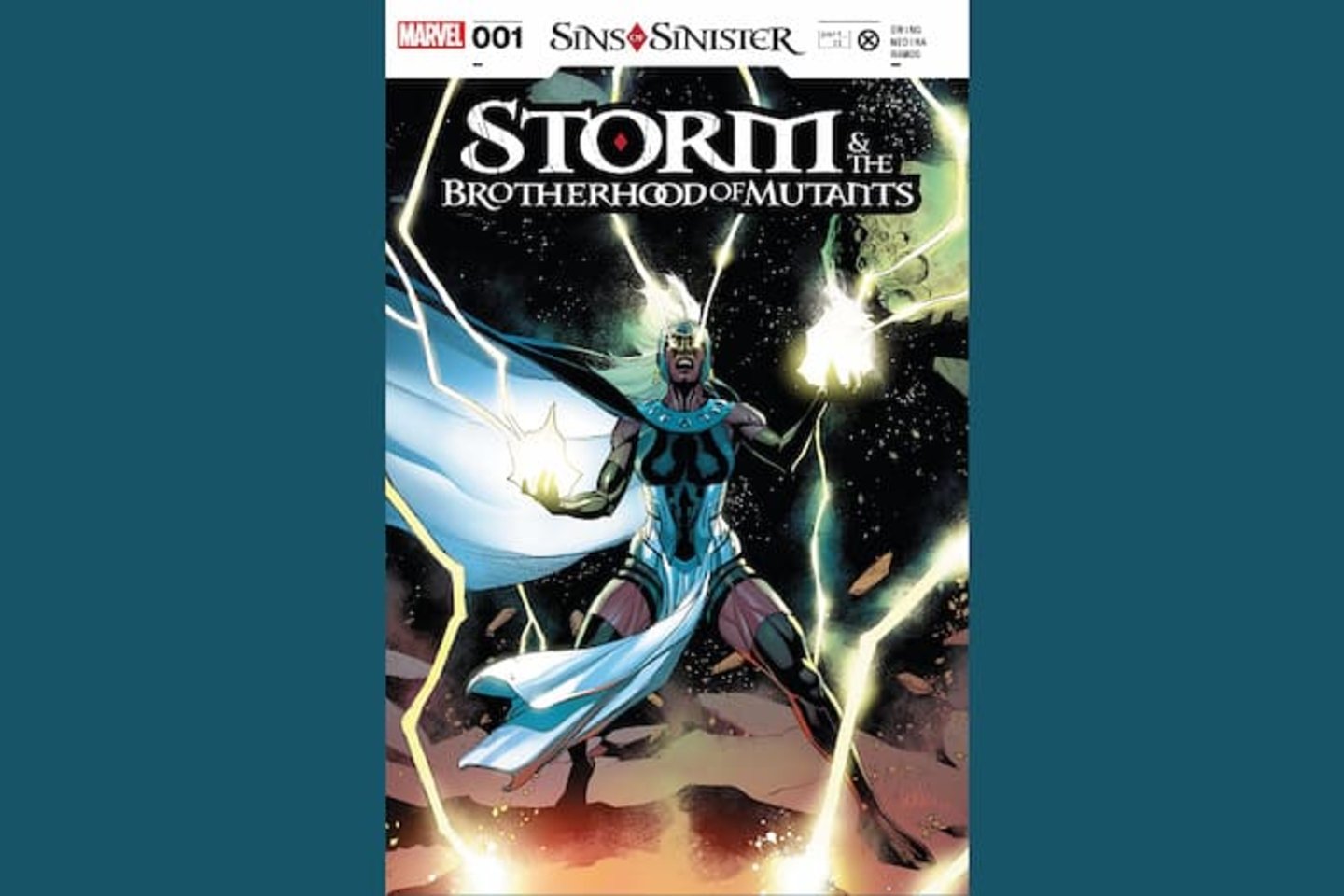 Portada del volumen #1 del cómic Storm & the Brotherhood of Mutants, de Marvel