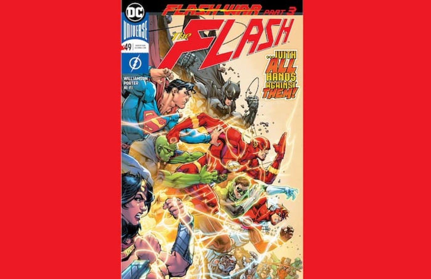 Portada del volumen #49 del cómic The Flash