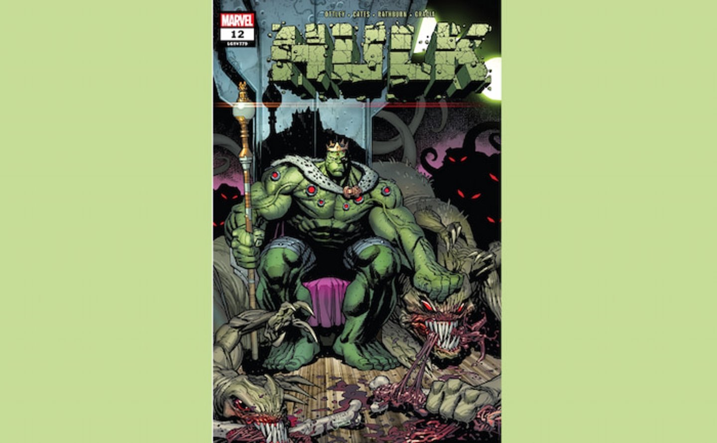 Portada del volumen #12 del cómic Hulk, de Marvel