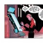 Bruce Banner en la "sala de control" de su cerebro, afirmando que las bombas nucleares son su último regalo para Hulk, y que espera que estas lo dividan en muchas partes