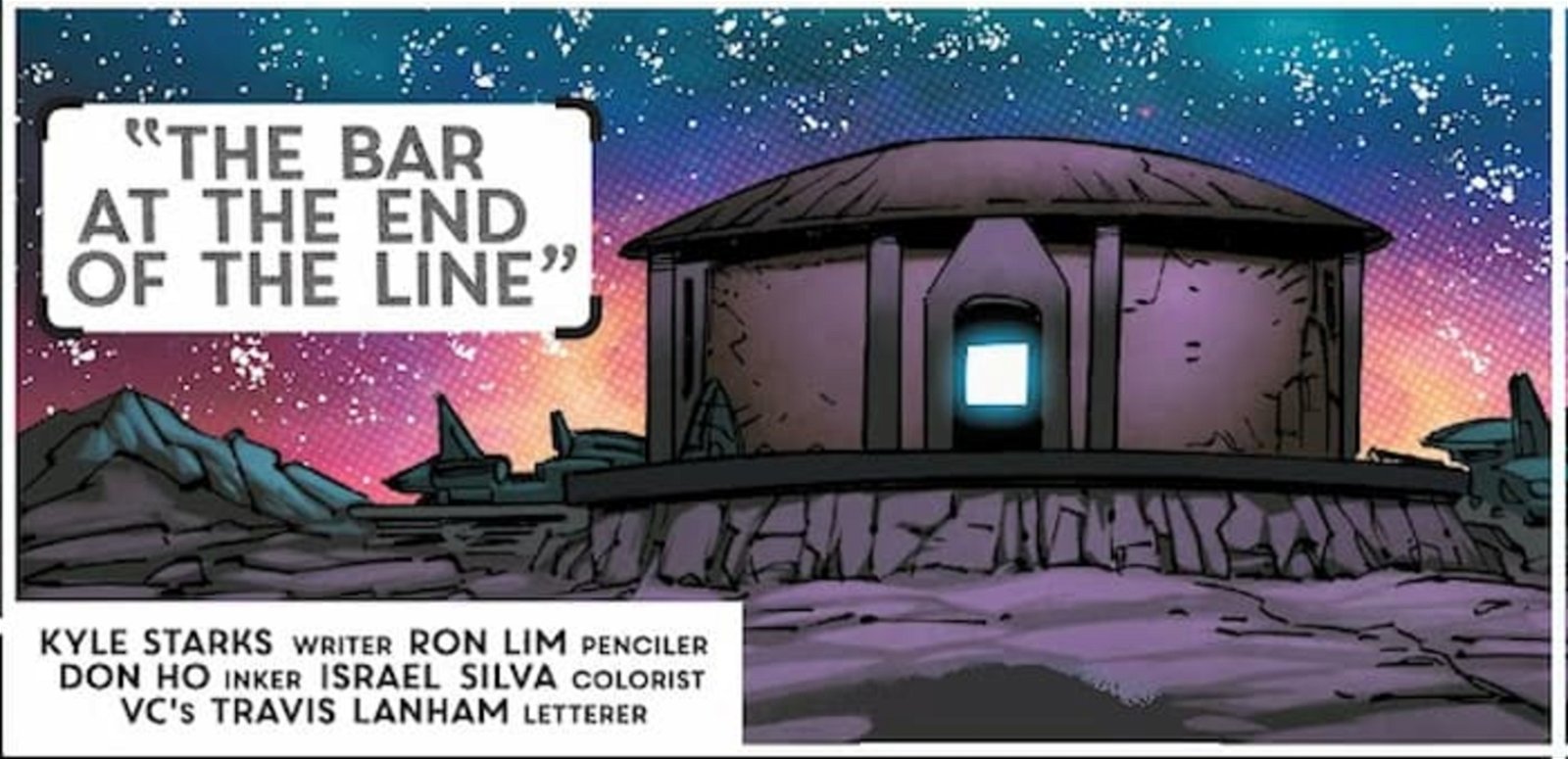 "The Bar at the End of the Line" a donde va Thanos en el volumen #1 del cómic Thanos: Death Notes