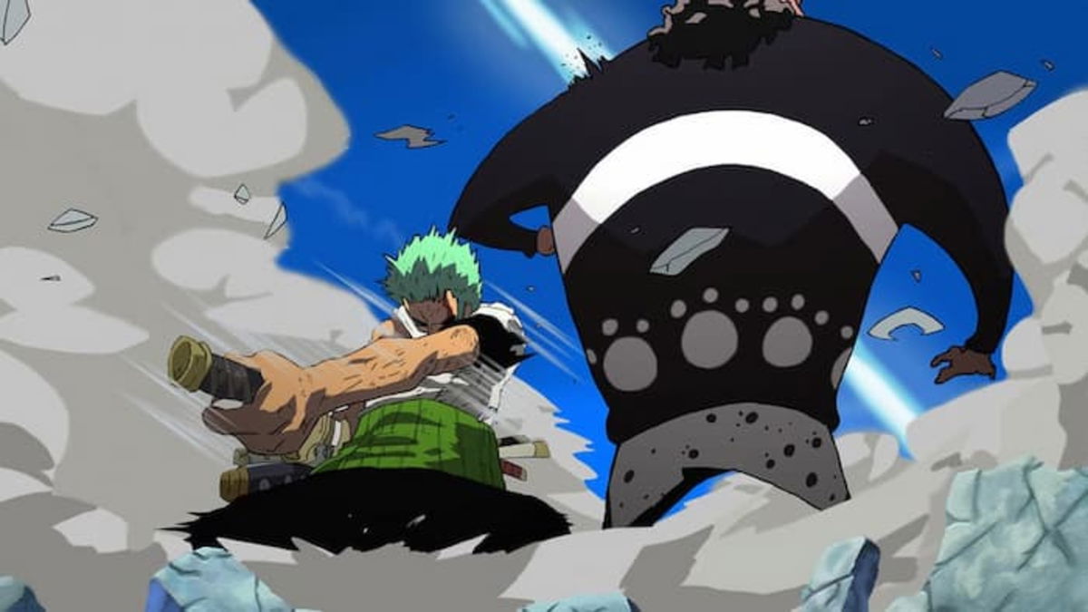 One Piece a DC artist reimagines the battle of Zoro vs Kuma in an