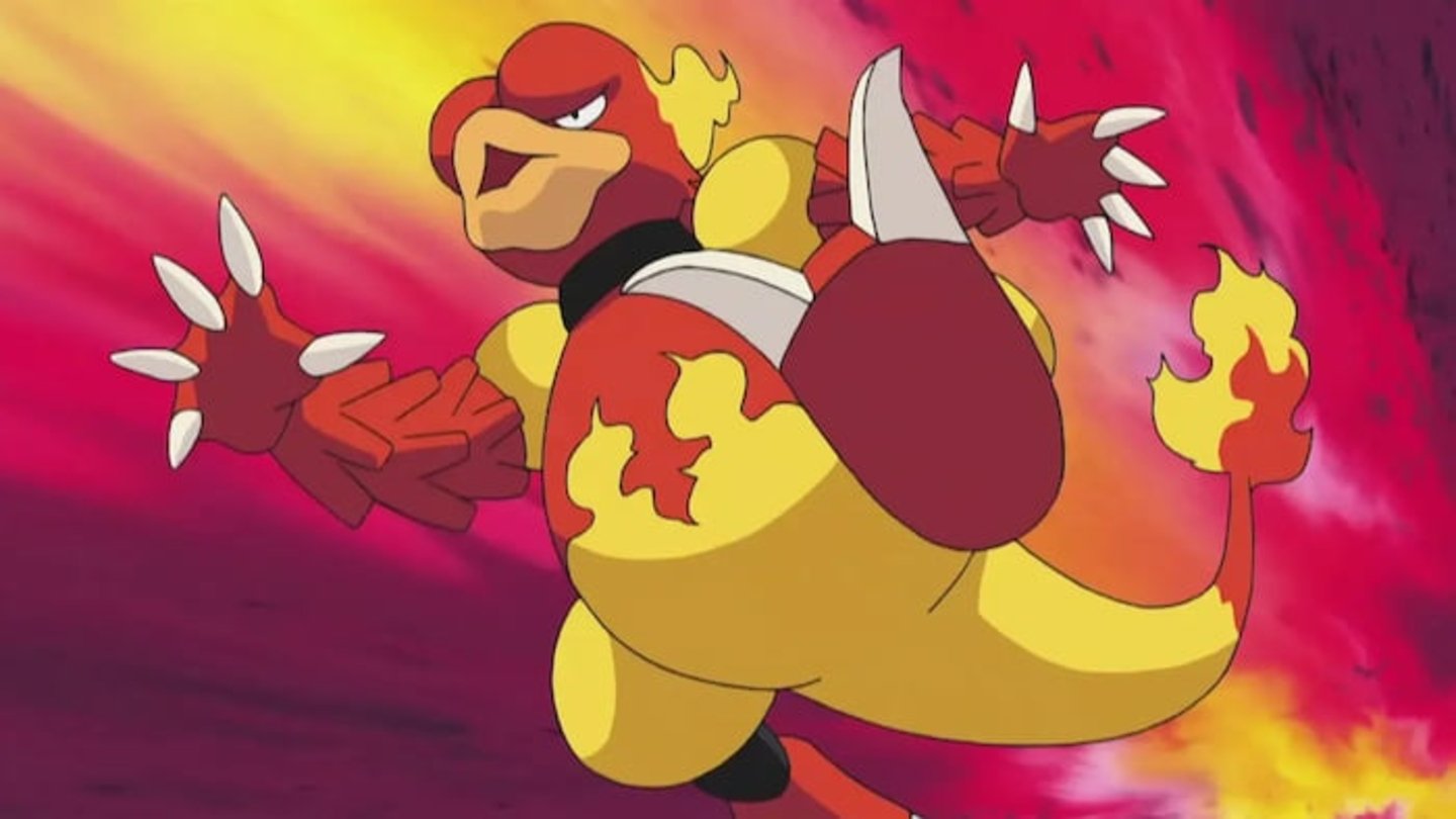 Magmar es otro de los mejores Pokémon de tipo Fuego