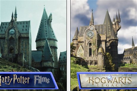 Así es la espectacular comparación de los escenarios de Hogwarts Legacy con los de las películas de Harry Potter