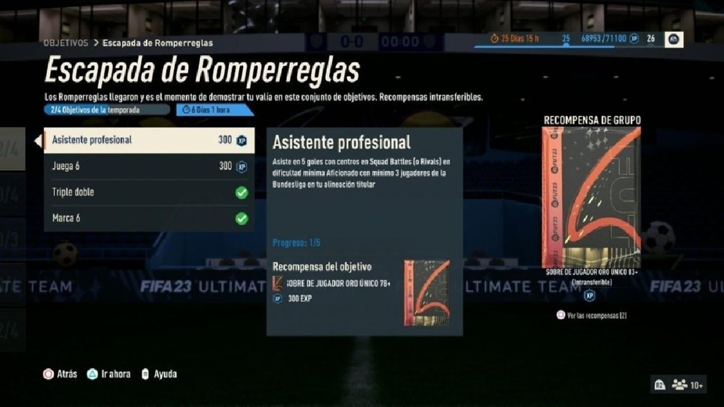 Objetivos FIFA 23
