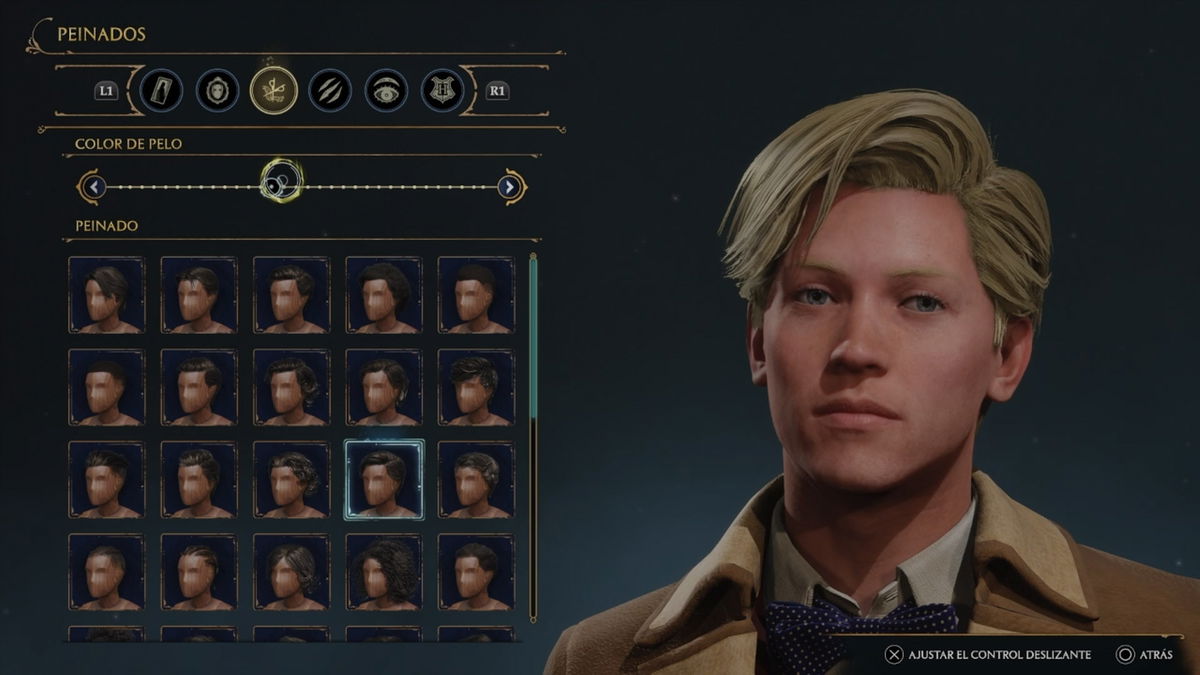 How to create Draco Malfoy with the character editor at Hogwarts Legacy