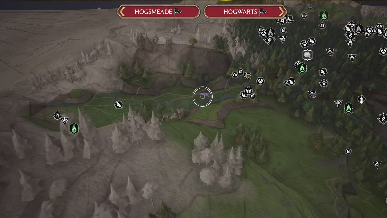 plataforma aterrizaje hogwarts legacy