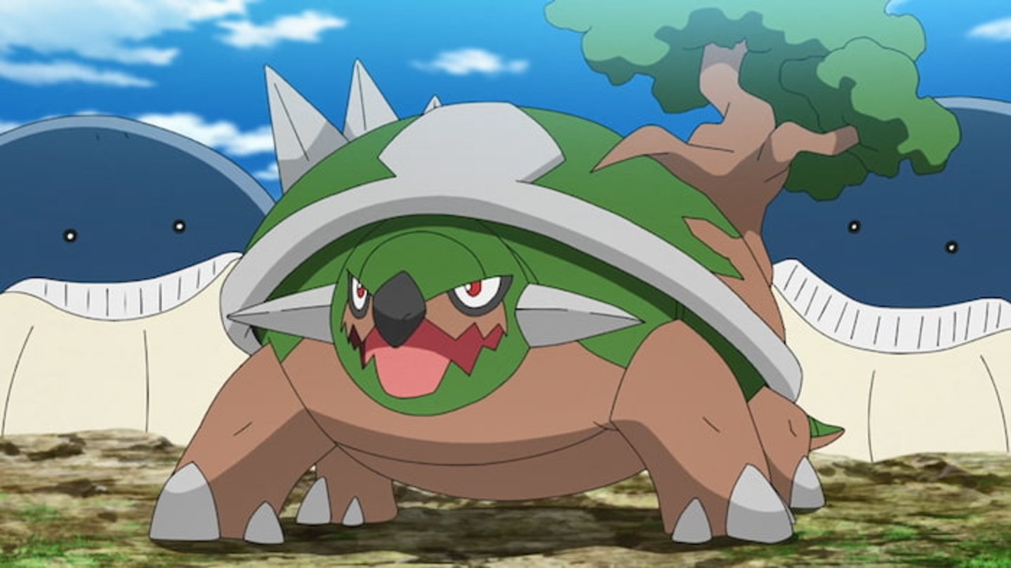 Torterra es un Pokémon de tipo Planta bastante interesante