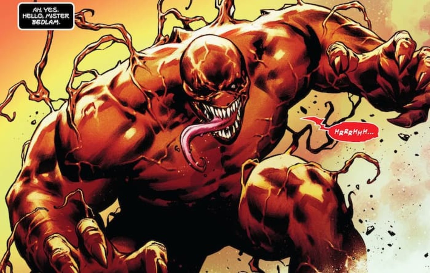 Bedlam, la nueva forma de Venom, guarda mucho parecido con Hulk