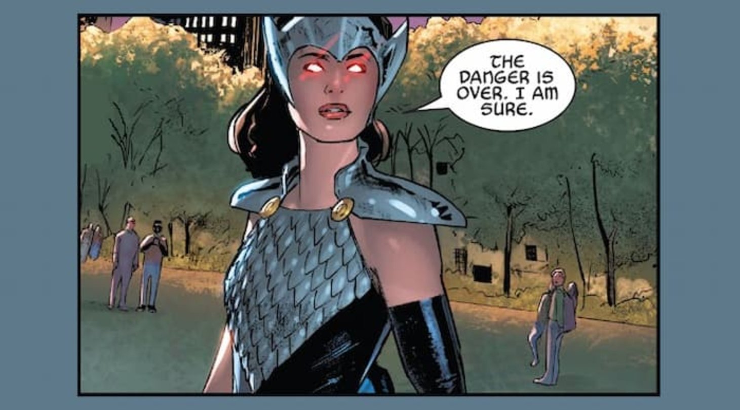 Jane Foster como Valquiria en el volumen #1 del cómic Jane Foster & The Mighty Thor