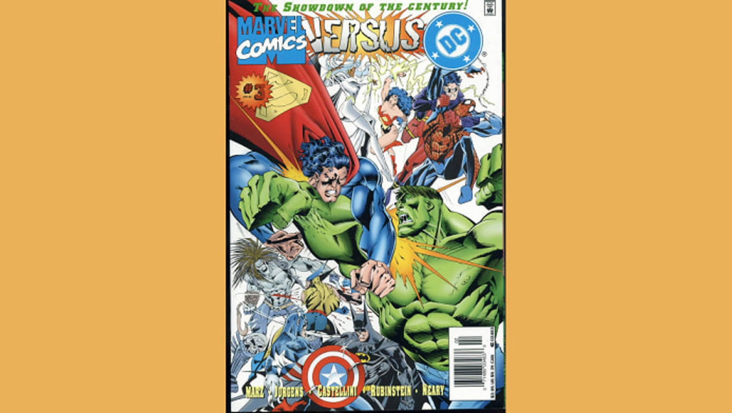 Portada del volumen #3 del cómic DC vs. Marvel/Marvel vs. DC