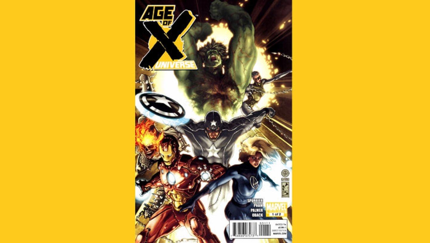 Portada del volumen #1 del cómic Age of X: Universe
