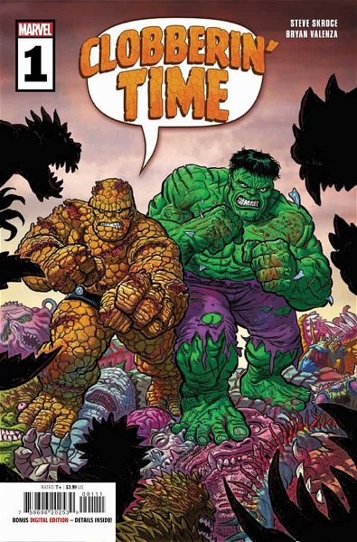 Portada del próximo primer número del cómic Clobberin' Time, de Marvel