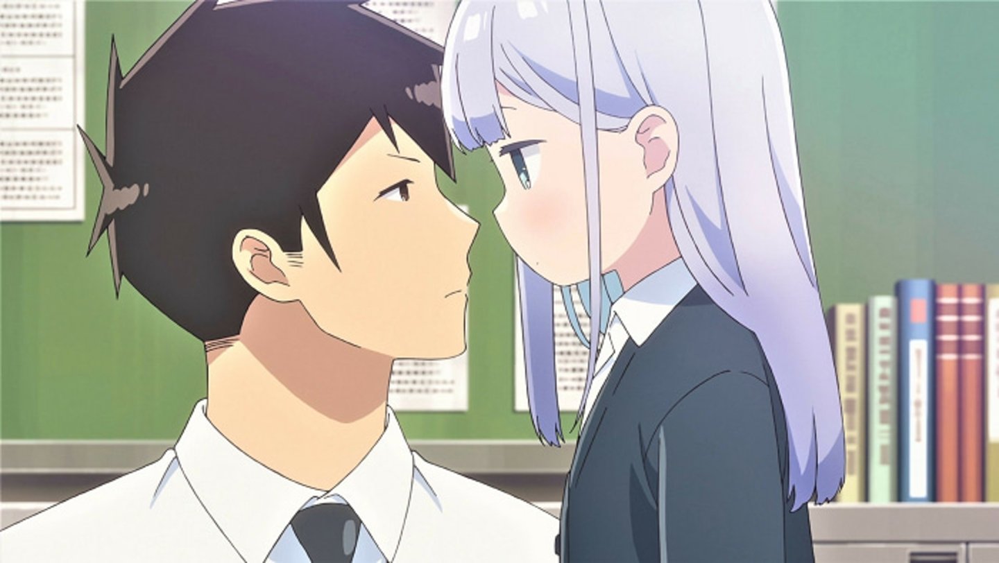 Otra buena alternativa de anime para ver con tu pareja, es Aharen-san wa Hakarenai