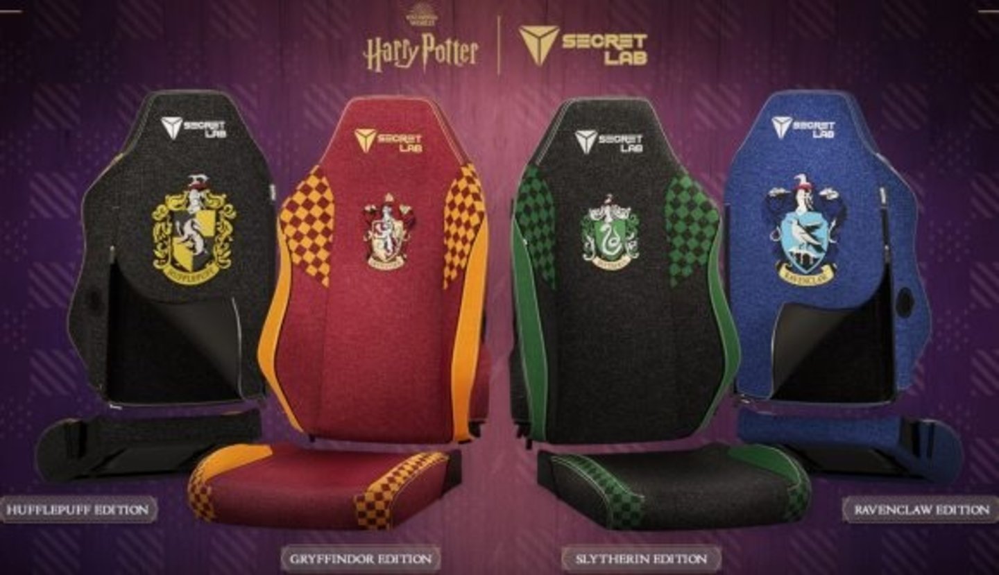 Si ya has elegido casa en Hogwarts Legacy, ahora puedes tener tu silla gaming a juego con ella