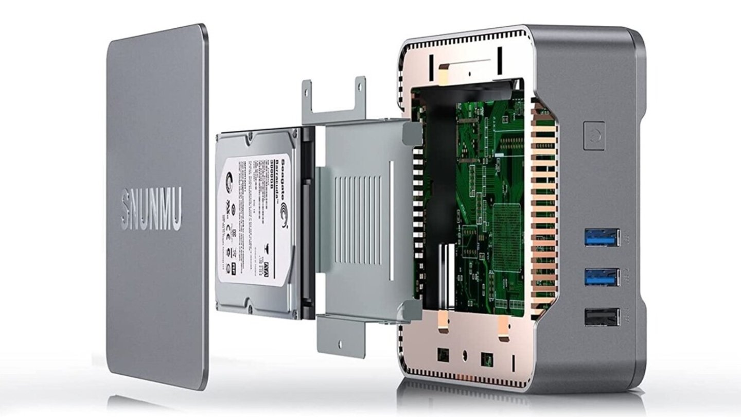 Mini PC SNUNMU GK3 - Desmontado