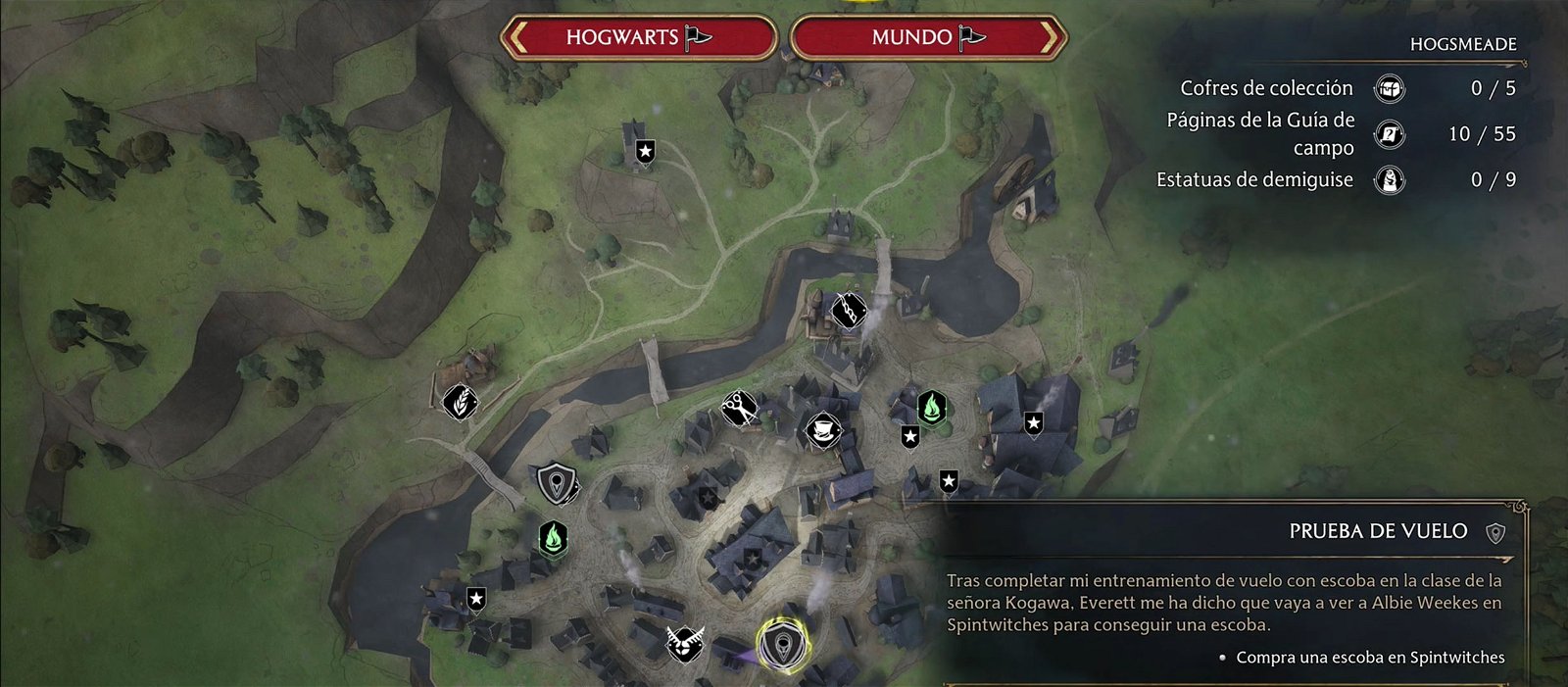 misión secundaria hogwarts legacy