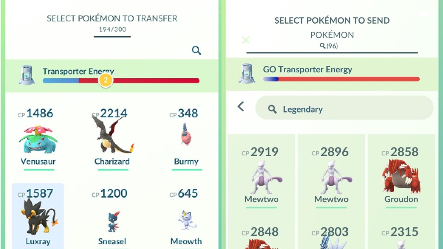 Transferir Pokémon GO a Pokémon HOME