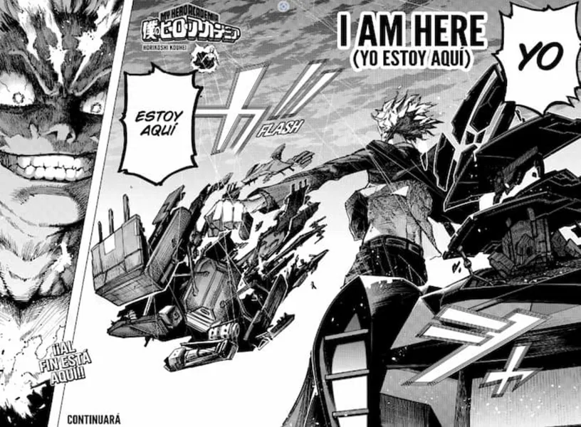 My Hero Academia 402: Primeras imágenes dejan ver que podría ser el último  gran ataque de All Might