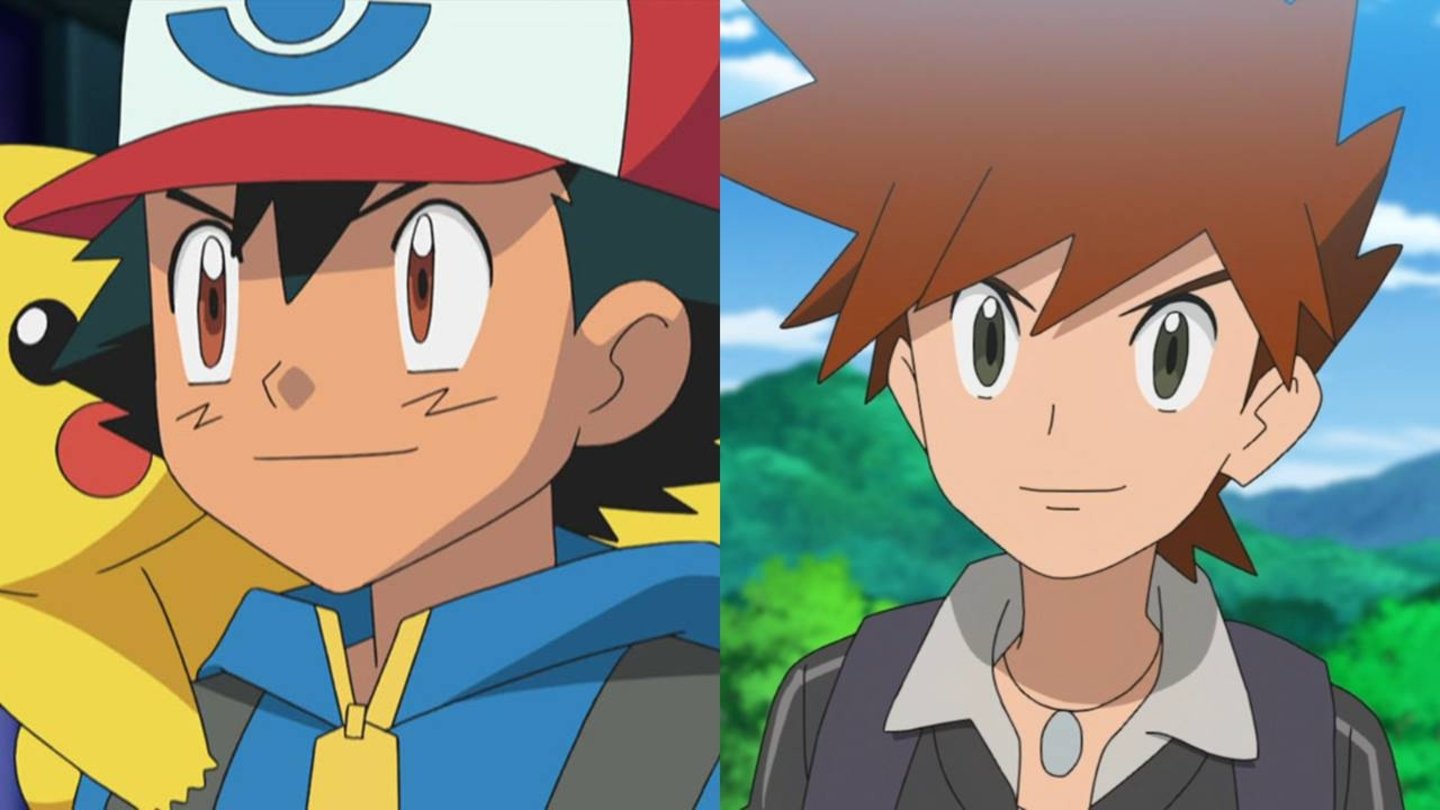 La rivalidad entre Gary y Ash en Pokémon