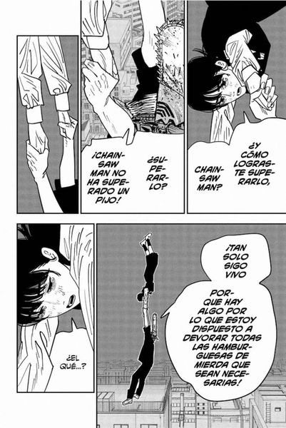 Denji le comenta a Asa que solo hay un motivo por el cual sigue viviendo