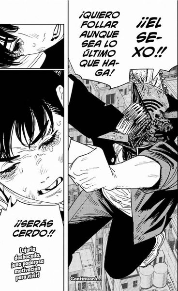 El motivo por el cual Chainsaw Man sigue vivo es porque quiere tener sexo a como dé lugar y hará todo lo que esté a su alcance para conseguirlo