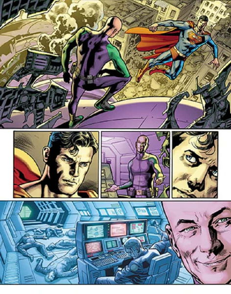 Parte de la vista previa del próximo cómic Superman: The Last Days of Lex Luthor